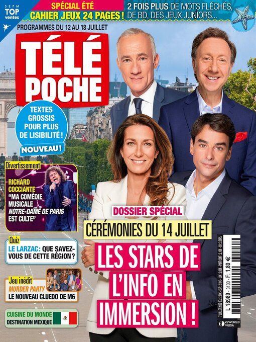 Title details for Télé Poche by Reworld Media Magazines - Available